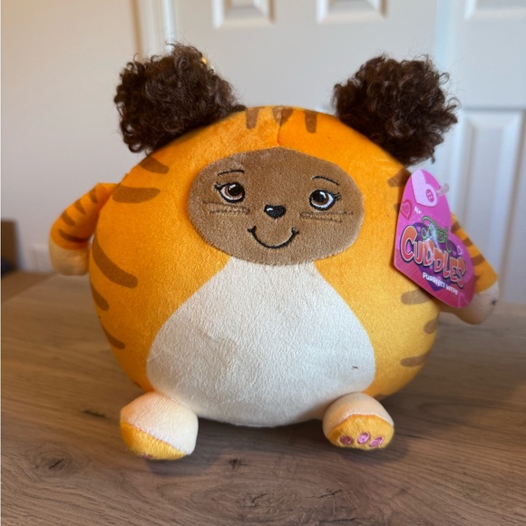 Orange Tiger and Purple Character Plush - Picture 2 of 8